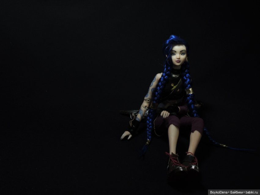 Джинкс — Авторские фарфоровые куклы (OOAK): ручная работа (фото 2)