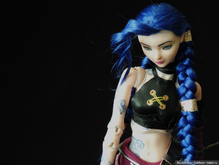 Джинкс — Авторские фарфоровые куклы (OOAK): ручная работа (фото 3)