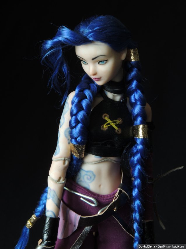 Джинкс — Авторские фарфоровые куклы (OOAK): ручная работа (фото 8)