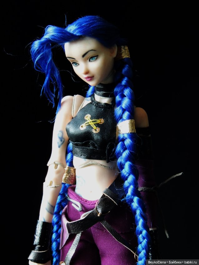 Джинкс — Авторские фарфоровые куклы (OOAK): ручная работа (фото 6)