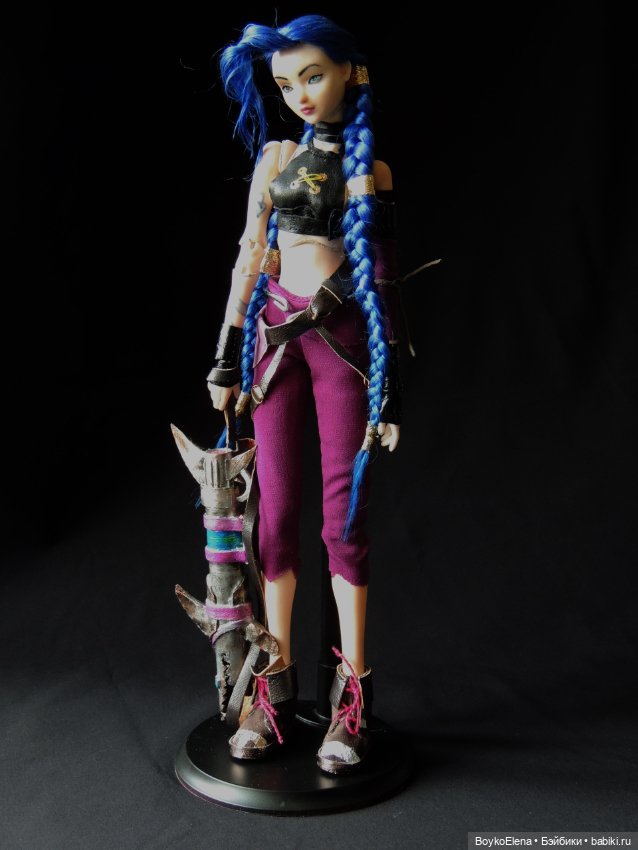 Джинкс — Авторские фарфоровые куклы (OOAK): ручная работа (фото 5)