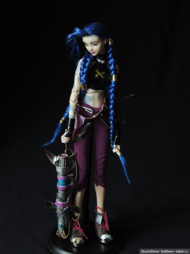 Джинкс — Авторские фарфоровые куклы (OOAK): ручная работа (фото 7)