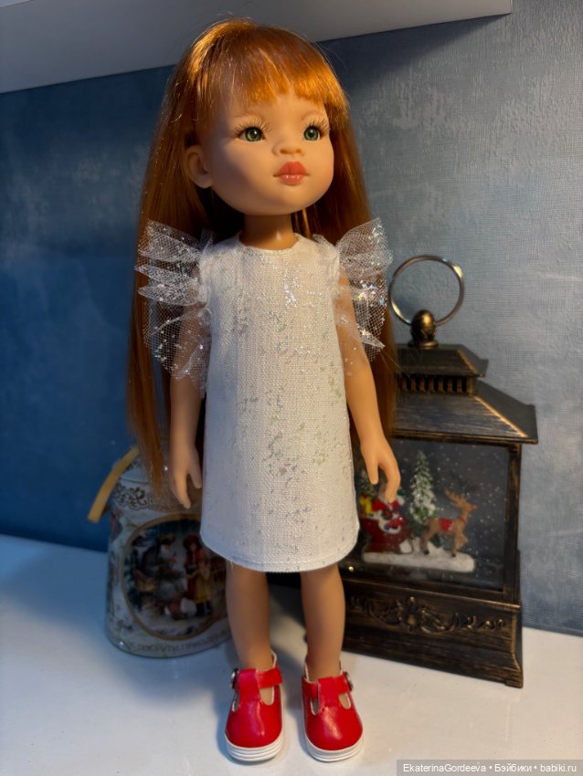 С Рождеством — Одежда и обувь для кукол своими руками: фото (фото 4)