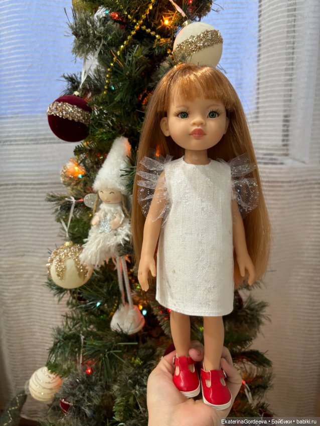 С Рождеством — Одежда и обувь для кукол своими руками: фото