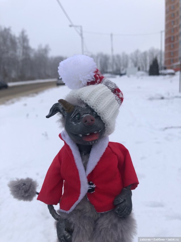 Зимняя прогулка в канун Рождества с хухликом Шмуэлем