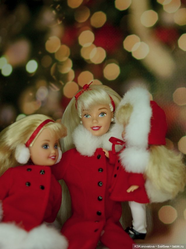 Рождественский сочельник и Barbie Holiday sisters 1999 (фото 5)