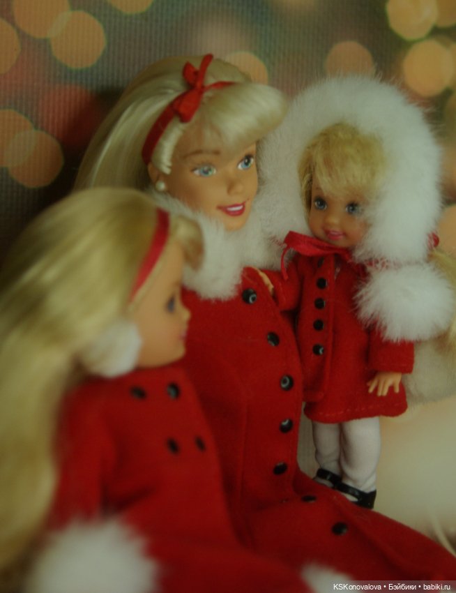 Рождественский сочельник и Barbie Holiday sisters 1999