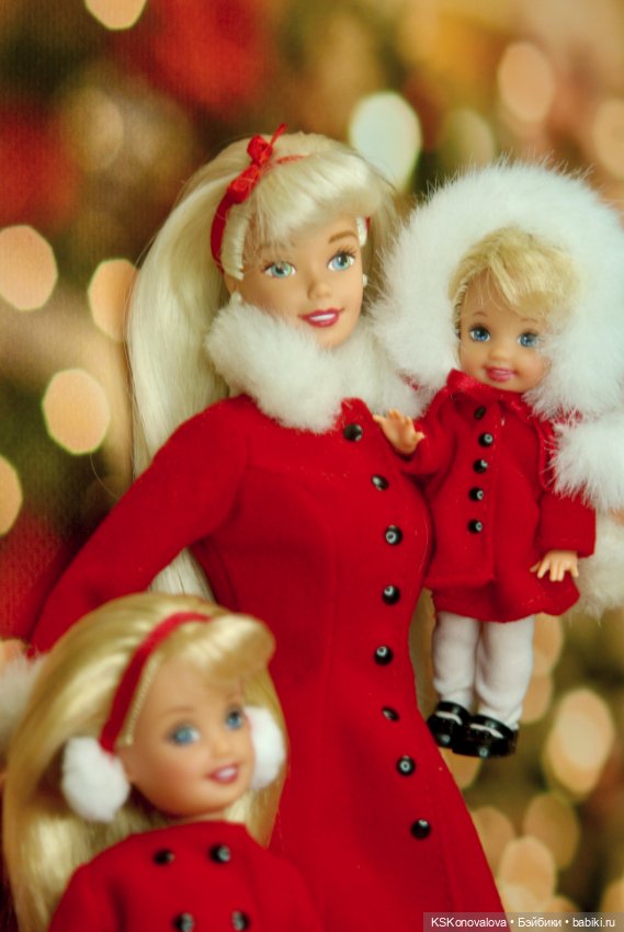 Рождественский сочельник и Barbie Holiday sisters 1999