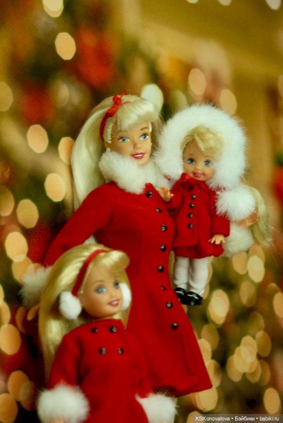 Рождественский сочельник и Barbie Holiday sisters 1999