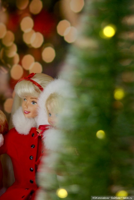 Рождественский сочельник и Barbie Holiday sisters 1999