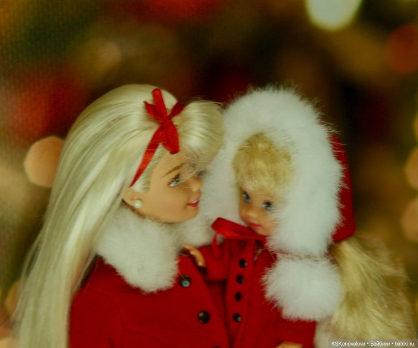 Рождественский сочельник и Barbie Holiday sisters 1999 (фото 8)
