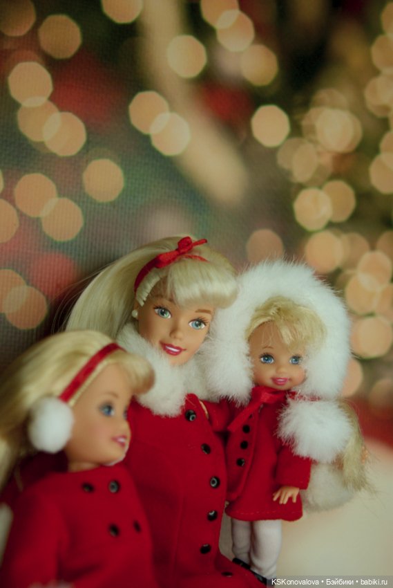 Рождественский сочельник и Barbie Holiday sisters 1999 (фото 3)