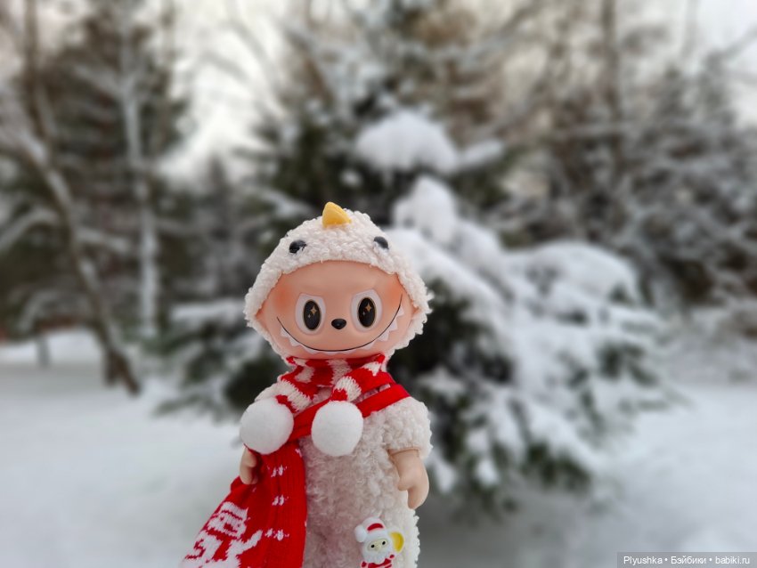 После снегопада — Игрушки Labubu (Лабубу) и The Monsters: Pop Mart (фото 5)
