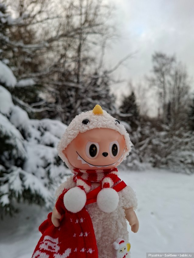 После снегопада — Игрушки Labubu (Лабубу) и The Monsters: Pop Mart (фото 6)
