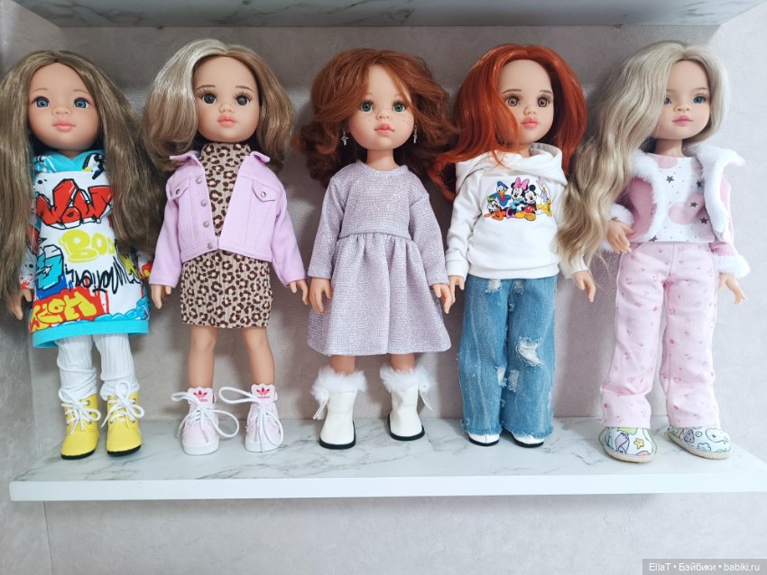 Полочка с Паолочками — Куклы Paola Reina (Паола Рейна): новинки