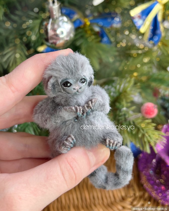 Миниатюрная обезьянка игрунка Морти ✨