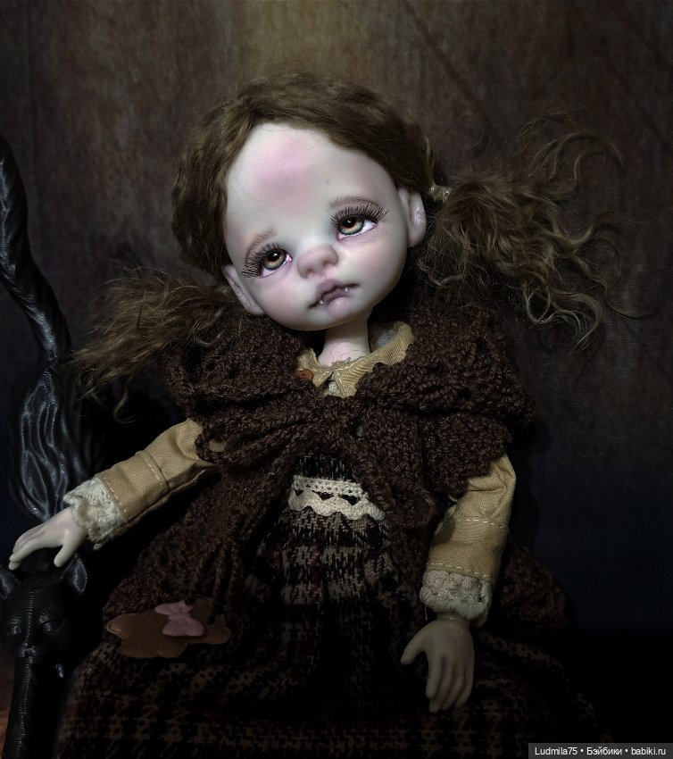 Необычная девочка — Лепка авторских кукол: полимерная глина