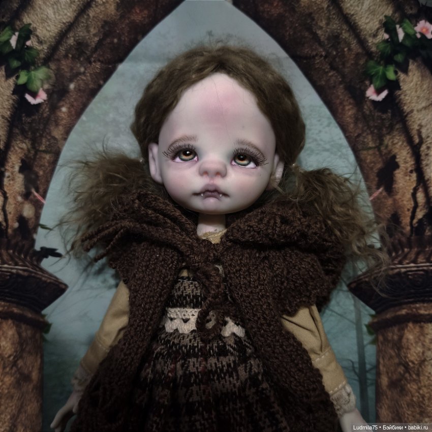 Необычная девочка — Лепка авторских кукол: полимерная глина