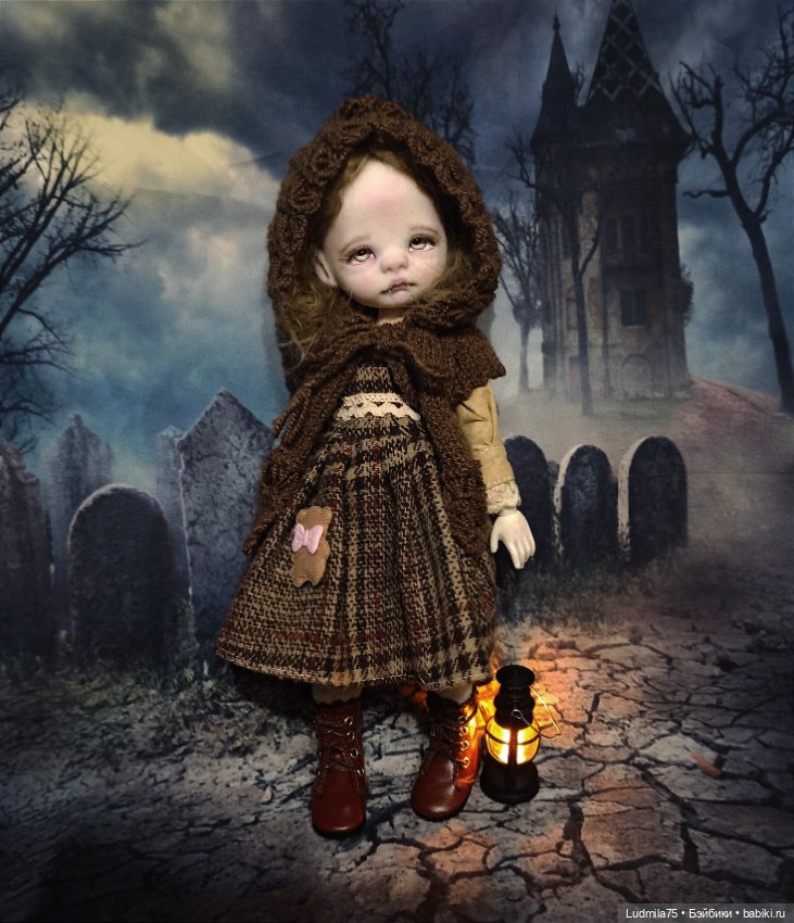 Необычная девочка — Лепка авторских кукол: полимерная глина