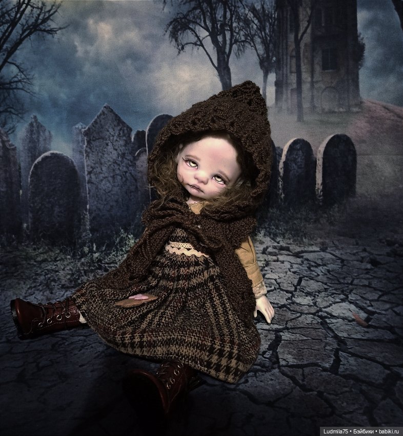 Необычная девочка — Лепка авторских кукол: полимерная глина