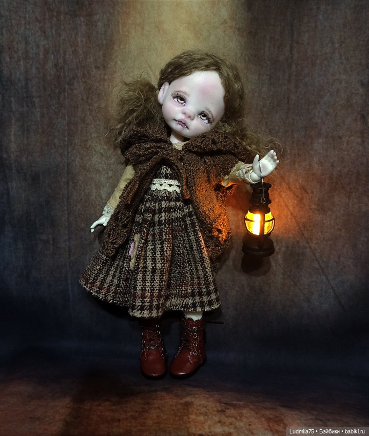 Необычная девочка — Лепка авторских кукол: полимерная глина