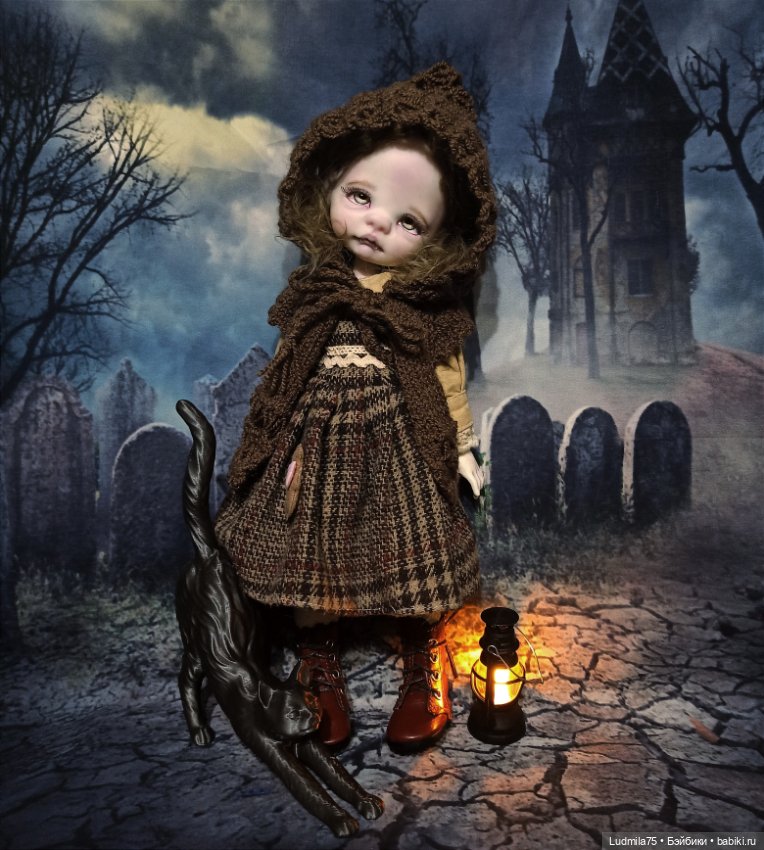 Необычная девочка — Лепка авторских кукол: полимерная глина