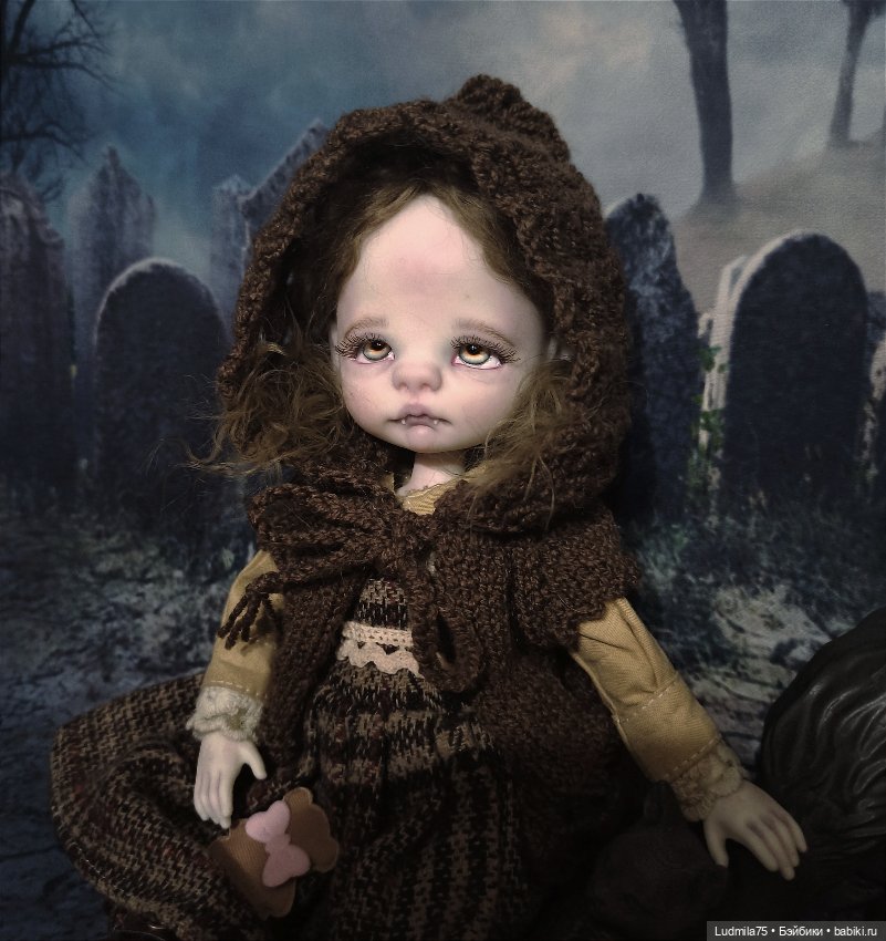 Необычная девочка — Лепка авторских кукол: полимерная глина