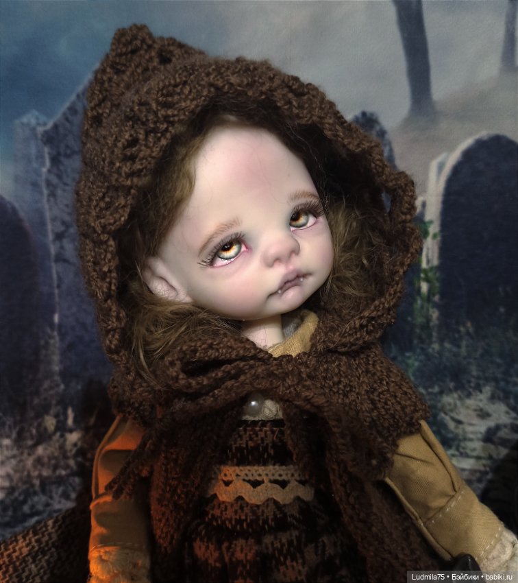 Необычная девочка — Лепка авторских кукол: полимерная глина (фото 5)