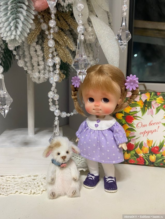 Хотела быть прЫнцессой — Авторские миниатюрные куклы: лепка (фото 10)