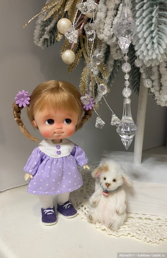 Хотела быть прЫнцессой — Авторские миниатюрные куклы: лепка (фото 9)