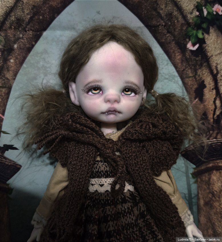 Необычная девочка — Лепка авторских кукол: полимерная глина