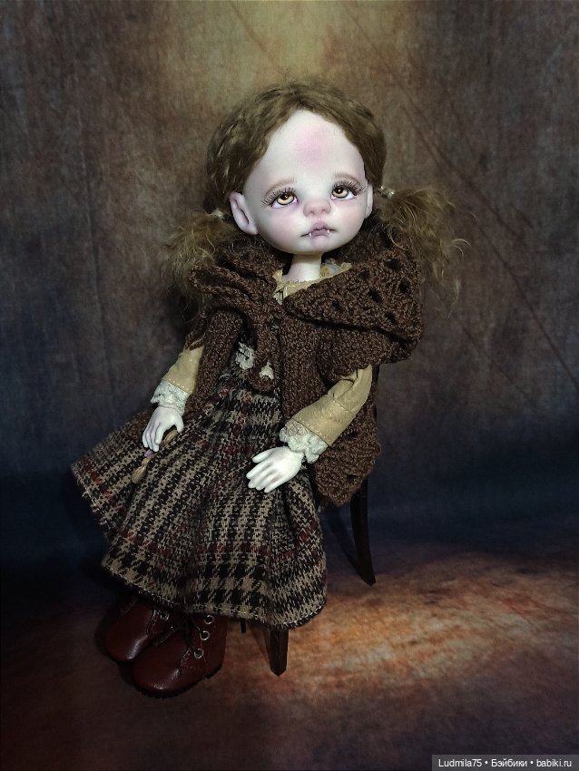 Необычная девочка — Лепка авторских кукол: полимерная глина
