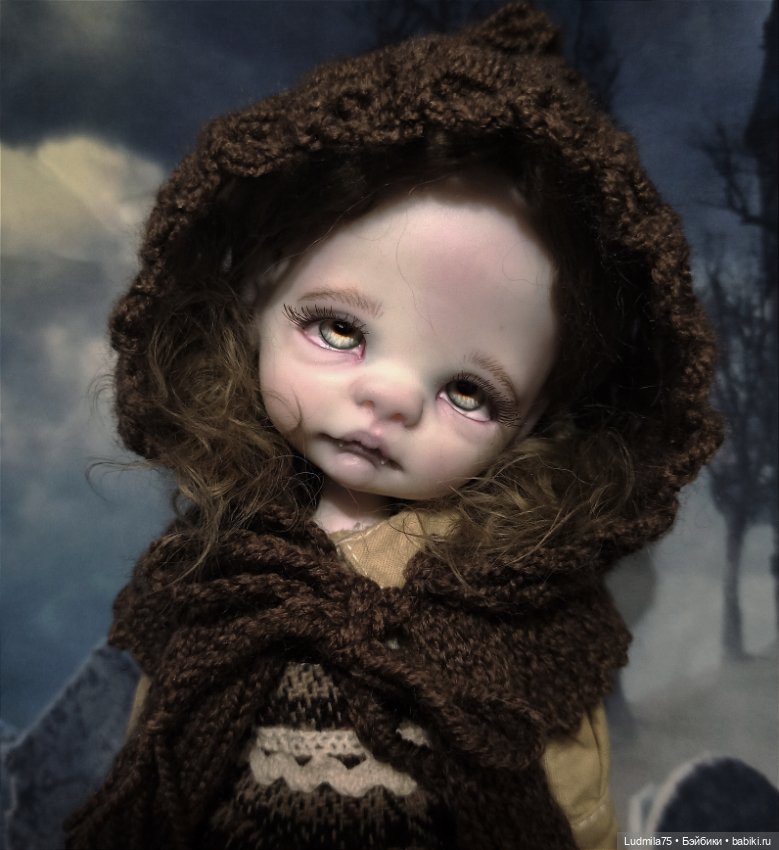Необычная девочка — Лепка авторских кукол: полимерная глина
