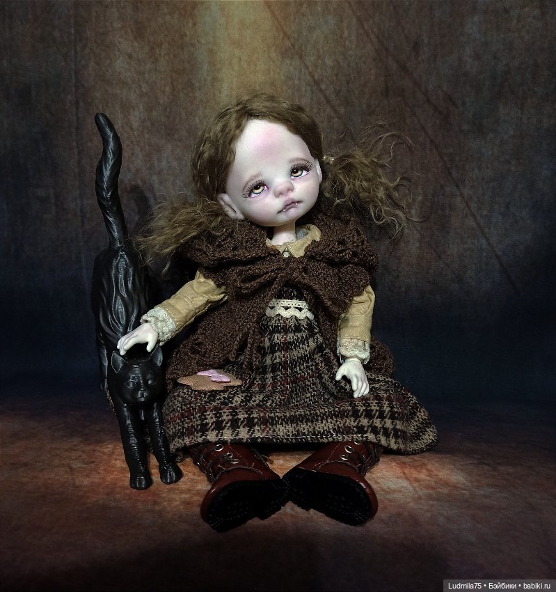 Необычная девочка — Лепка авторских кукол: полимерная глина