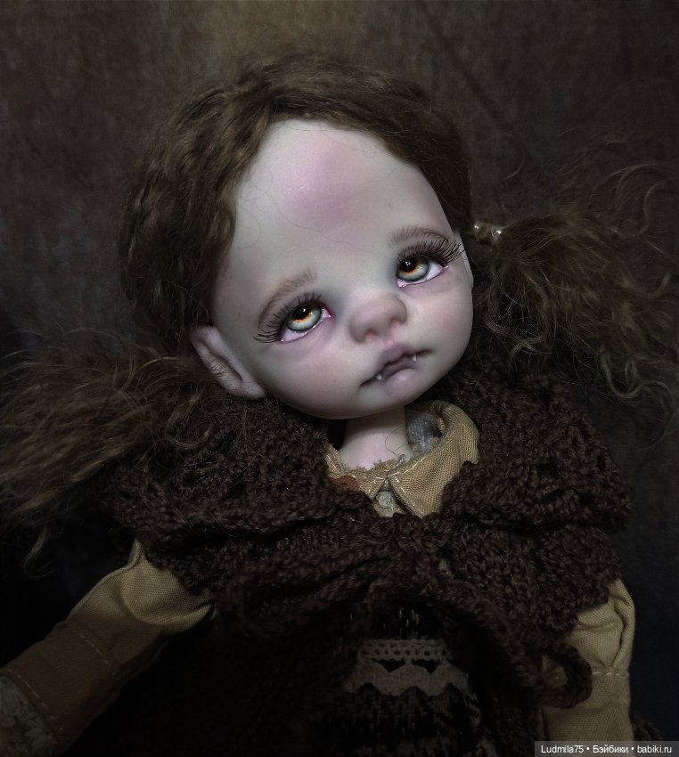 Необычная девочка — Лепка авторских кукол: полимерная глина