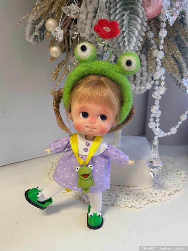 Хотела быть прЫнцессой — Авторские миниатюрные куклы: лепка (фото 3)