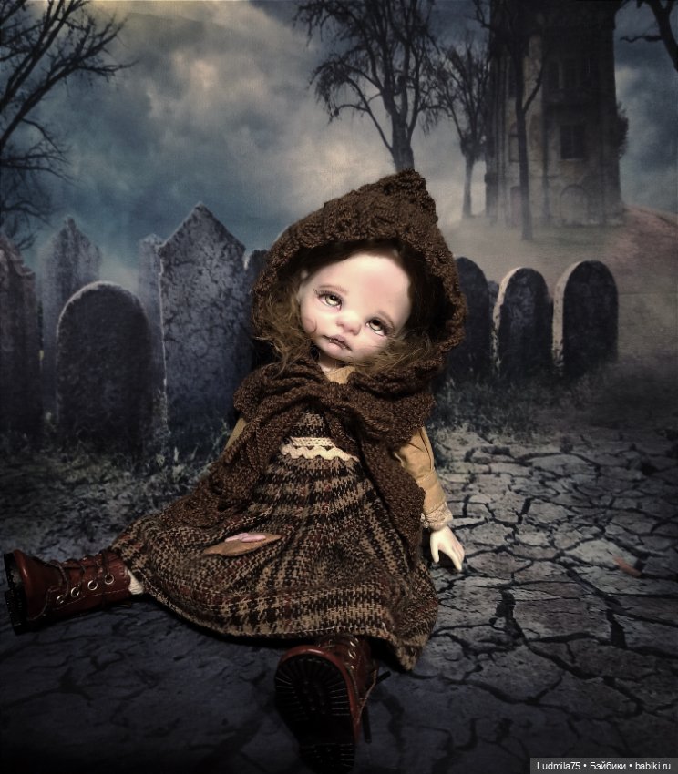 Необычная девочка — Лепка авторских кукол: полимерная глина