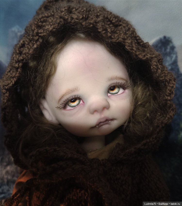 Необычная девочка — Лепка авторских кукол: полимерная глина (фото 3)