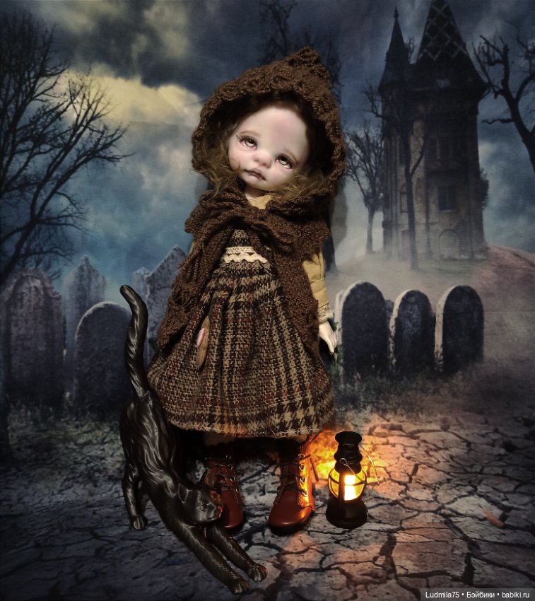 Необычная девочка — Лепка авторских кукол: полимерная глина