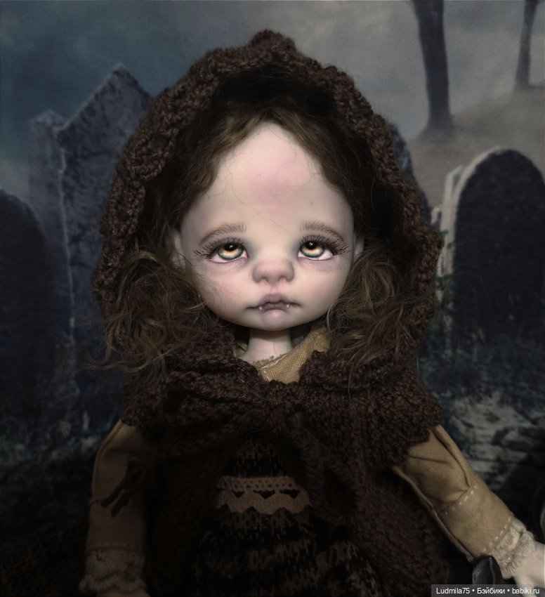 Необычная девочка — Лепка авторских кукол: полимерная глина