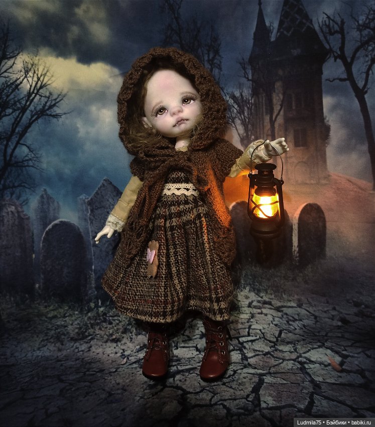 Необычная девочка — Лепка авторских кукол: полимерная глина