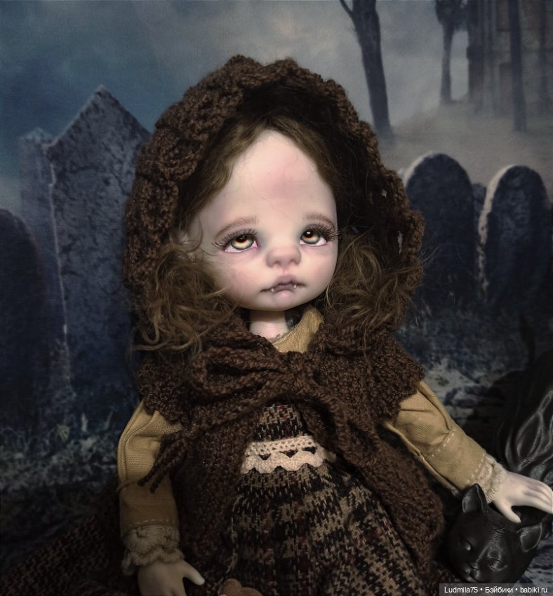 Необычная девочка — Лепка авторских кукол: полимерная глина