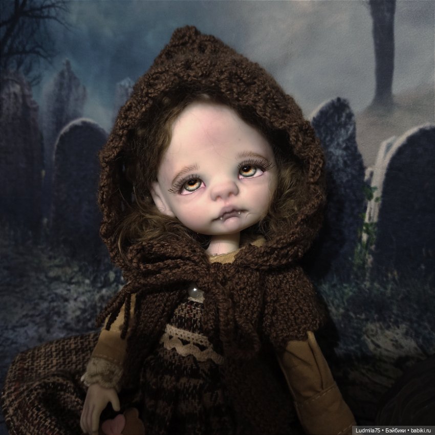 Необычная девочка — Лепка авторских кукол: полимерная глина