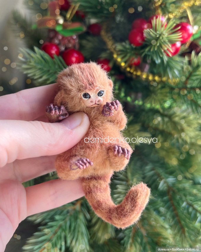 Обезьянка игрунка Кунжутик