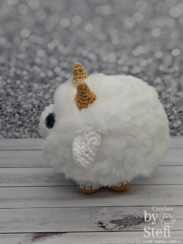 Пушистый Козлёночек — Вязаные игрушки и амигуруми: крючком