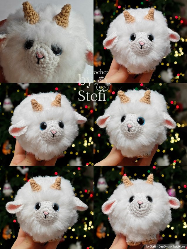 Пушистый Козлёночек — Вязаные игрушки и амигуруми: крючком (фото 7)