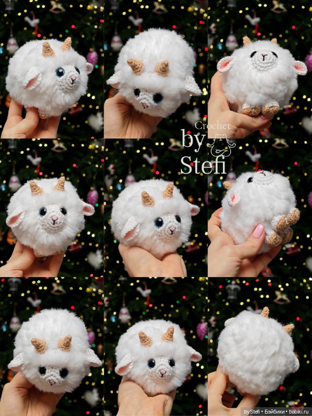 Пушистый Козлёночек — Вязаные игрушки и амигуруми: крючком (фото 6)
