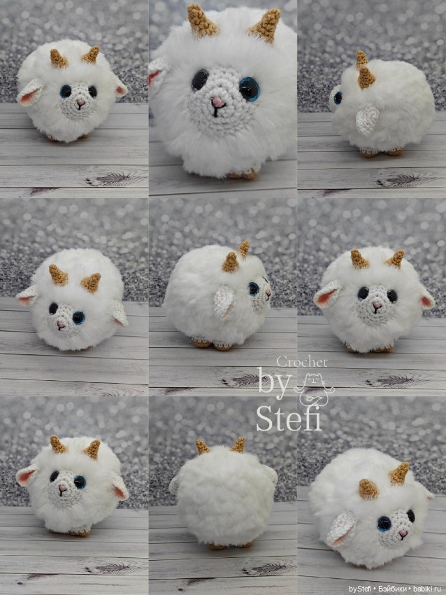 Пушистый Козлёночек — Вязаные игрушки и амигуруми: крючком (фото 2)