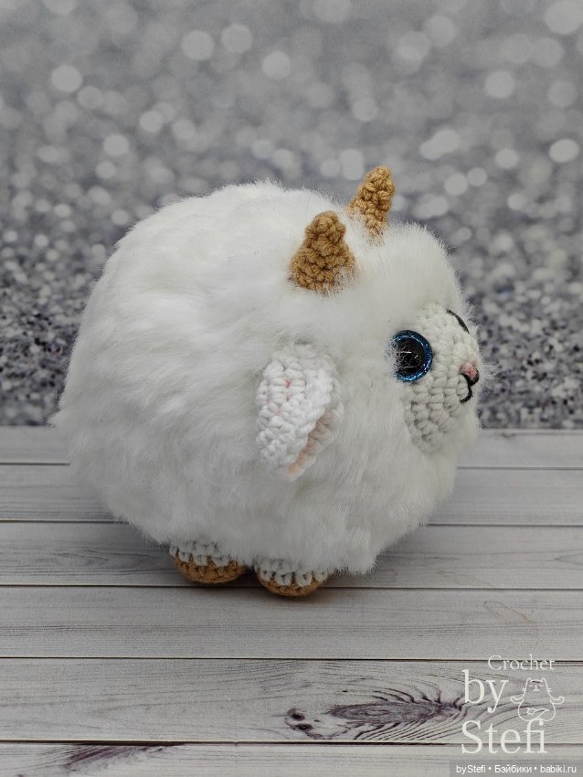 Пушистый Козлёночек — Вязаные игрушки и амигуруми: крючком
