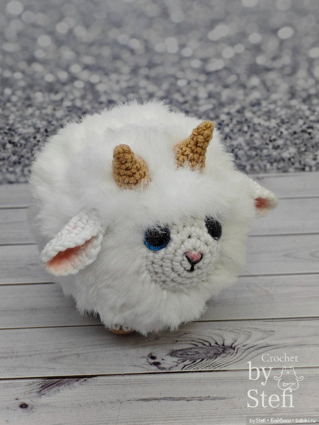 Пушистый Козлёночек — Вязаные игрушки и амигуруми: крючком (фото 9)